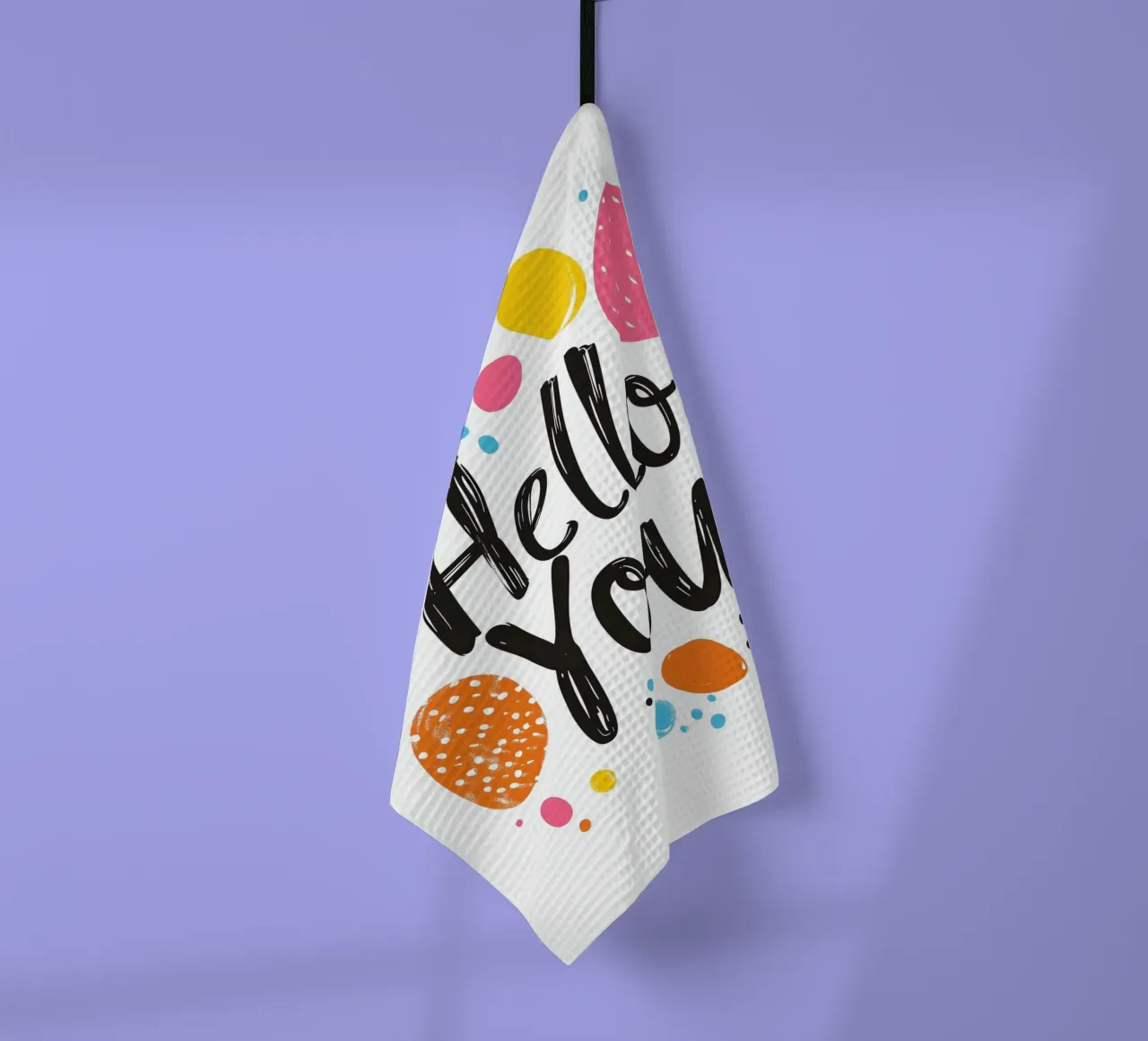 Hello You - 3 canovaccio da cucina da Art Typo Essentiel