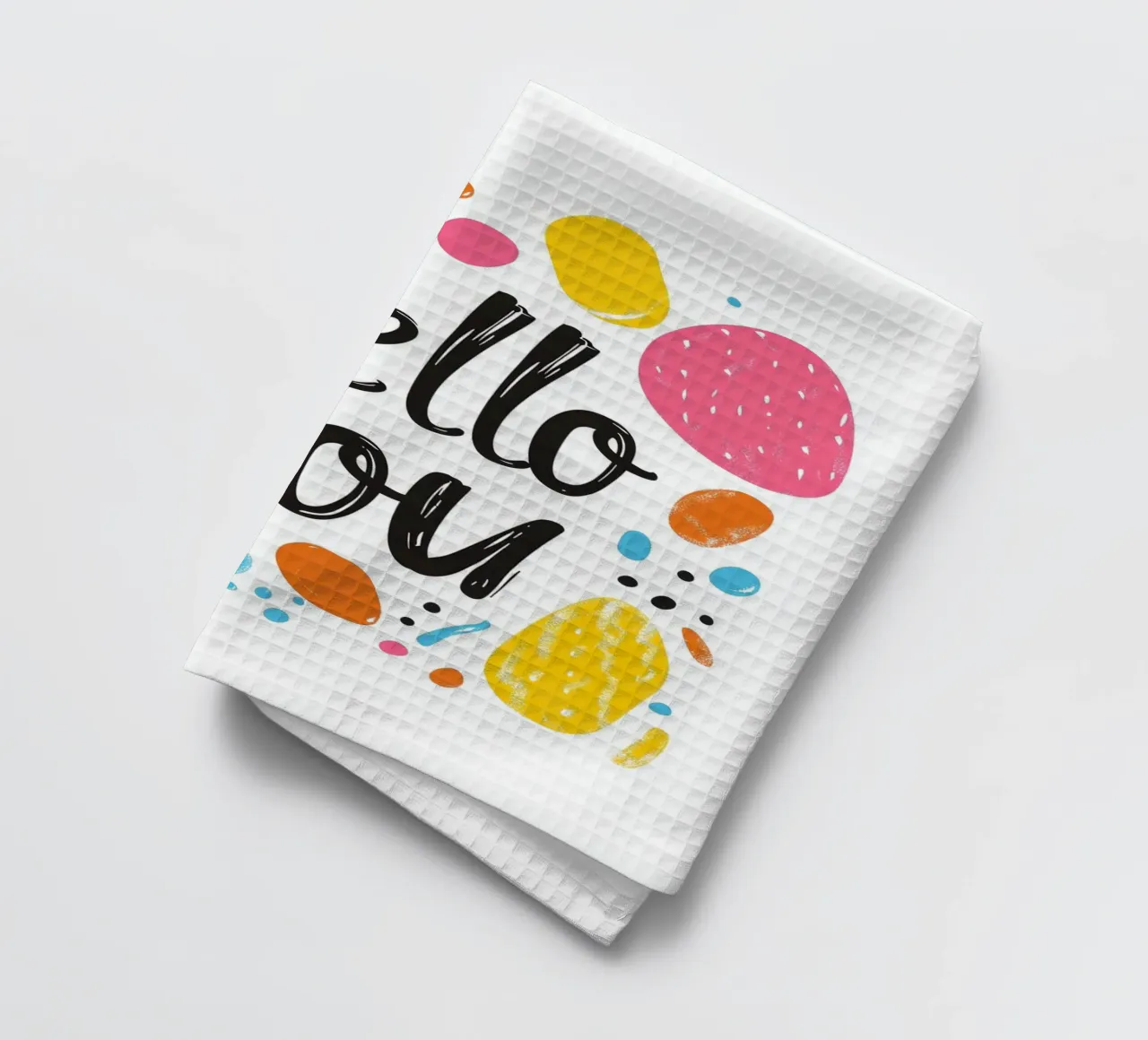 Hello You - 3 canovaccio da cucina da Art Typo Essentiel