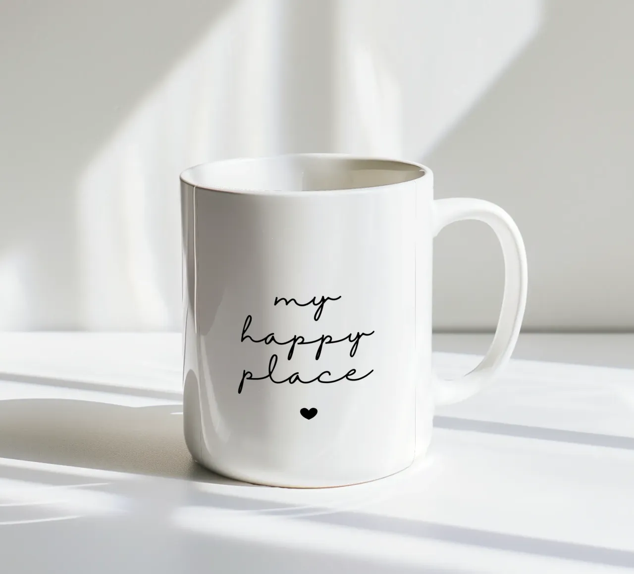 My happy place tazza in ceramica da BAINAI