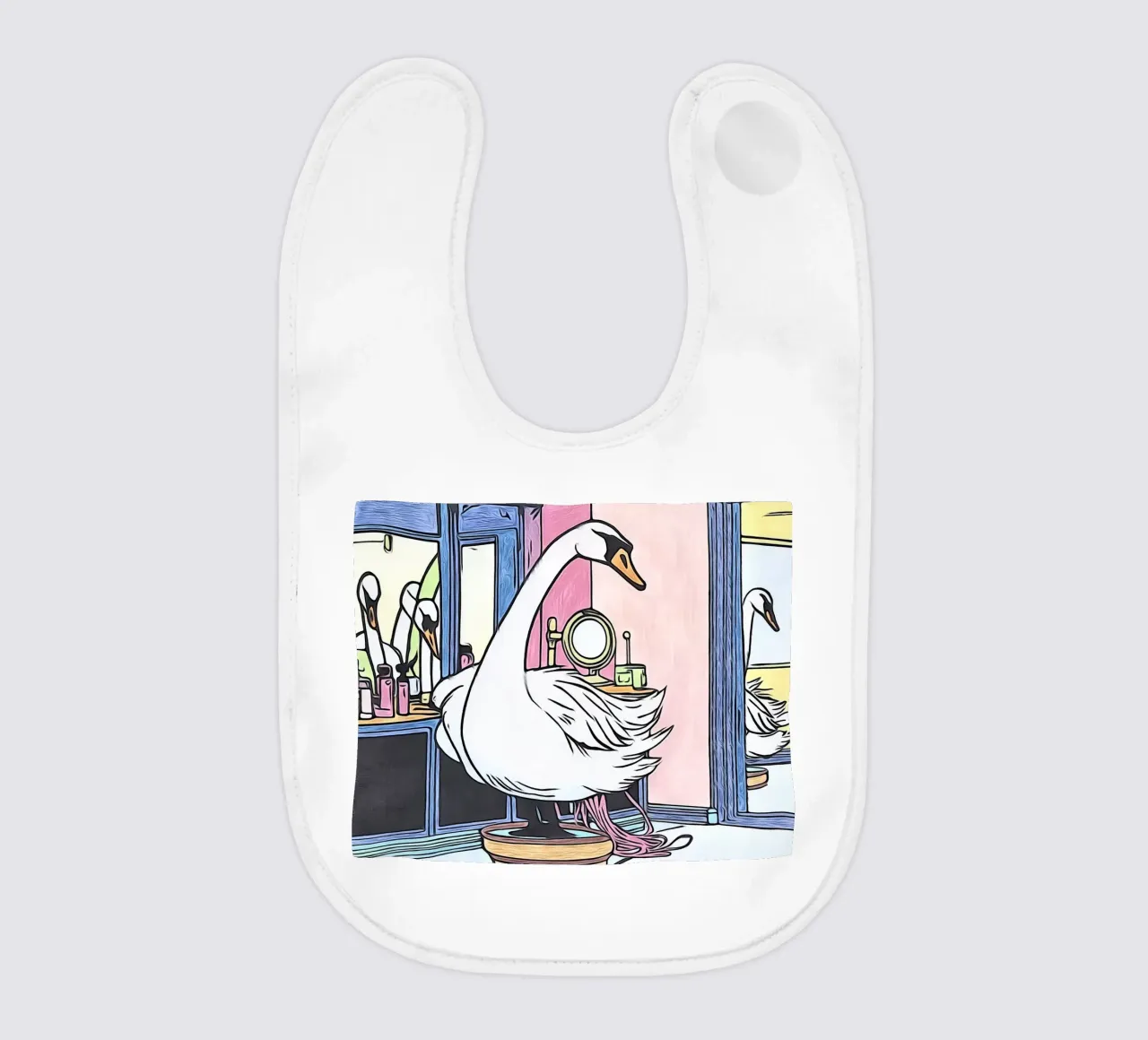 Pop Art Animals #14 baby bib by ZAMART - PopArt