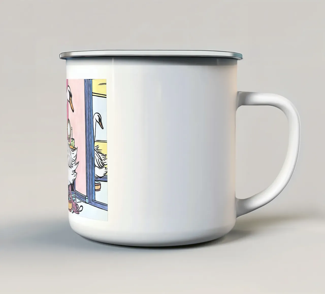Animali Pop Art #14 tazza in smalto da ZAMART - PopArt