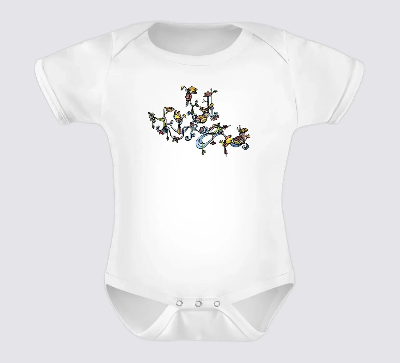 Oasis Kurzarm Babybody von Ninhol