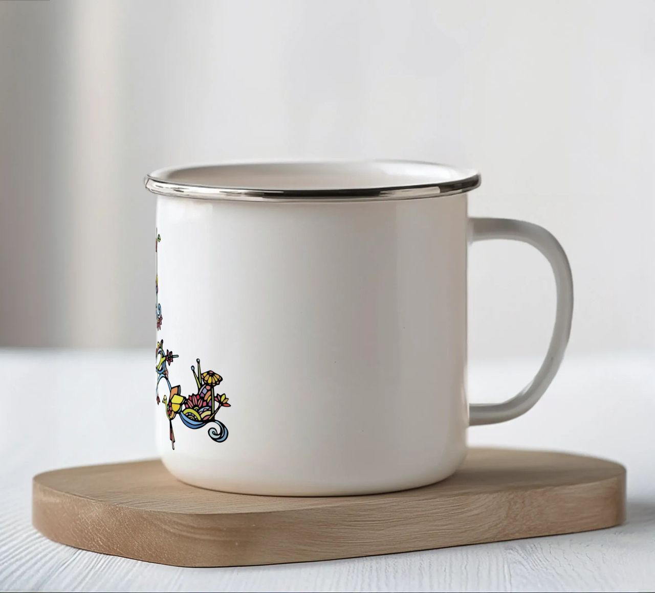 Oasis tazza in smalto da Ninhol