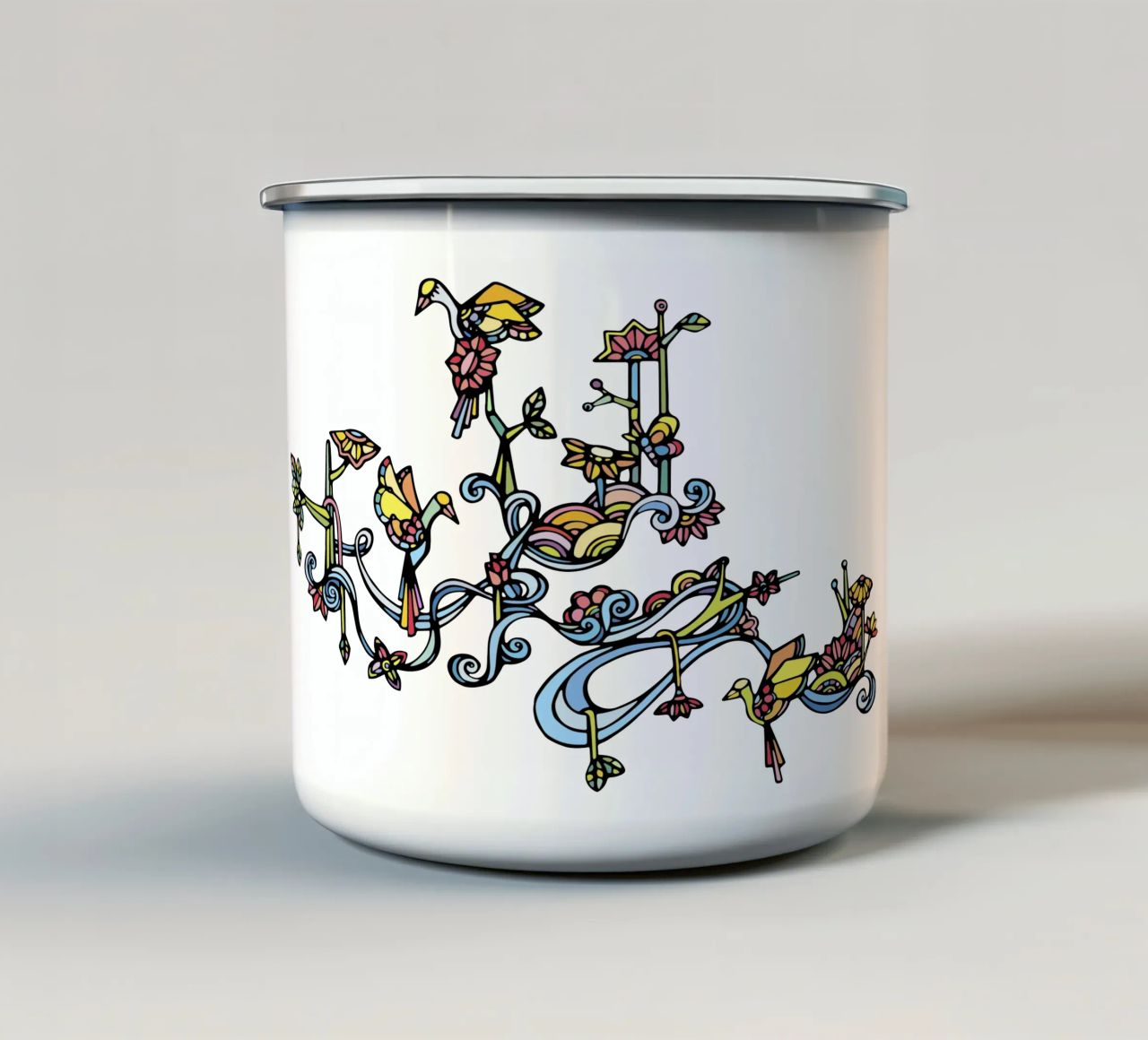 Oasis tazza in smalto da Ninhol