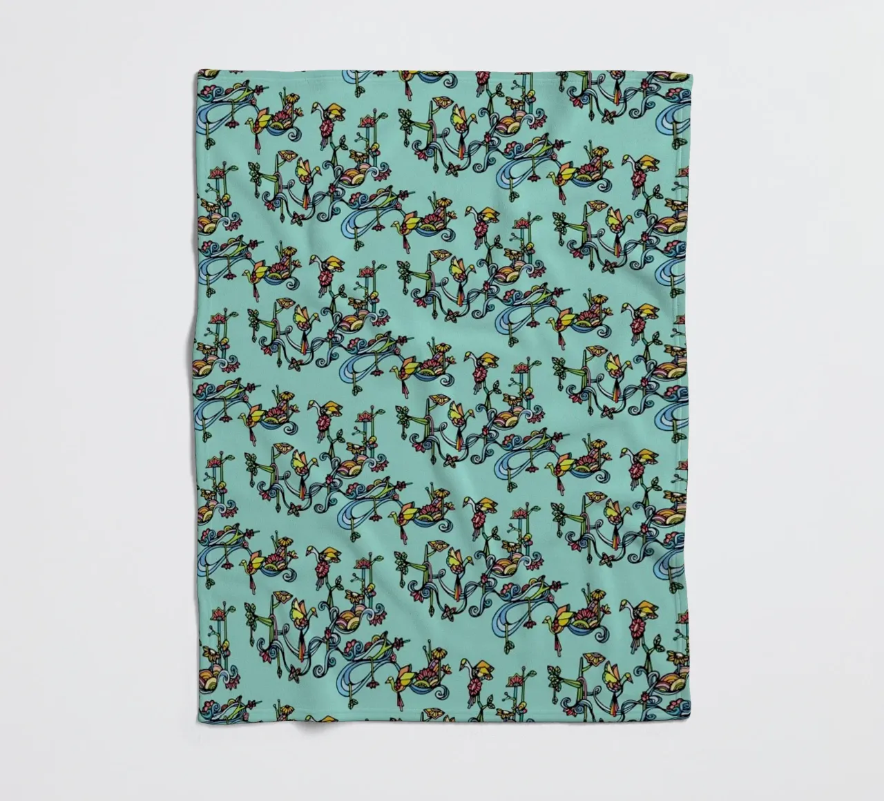 Oasis Fleecedecke von Ninhol