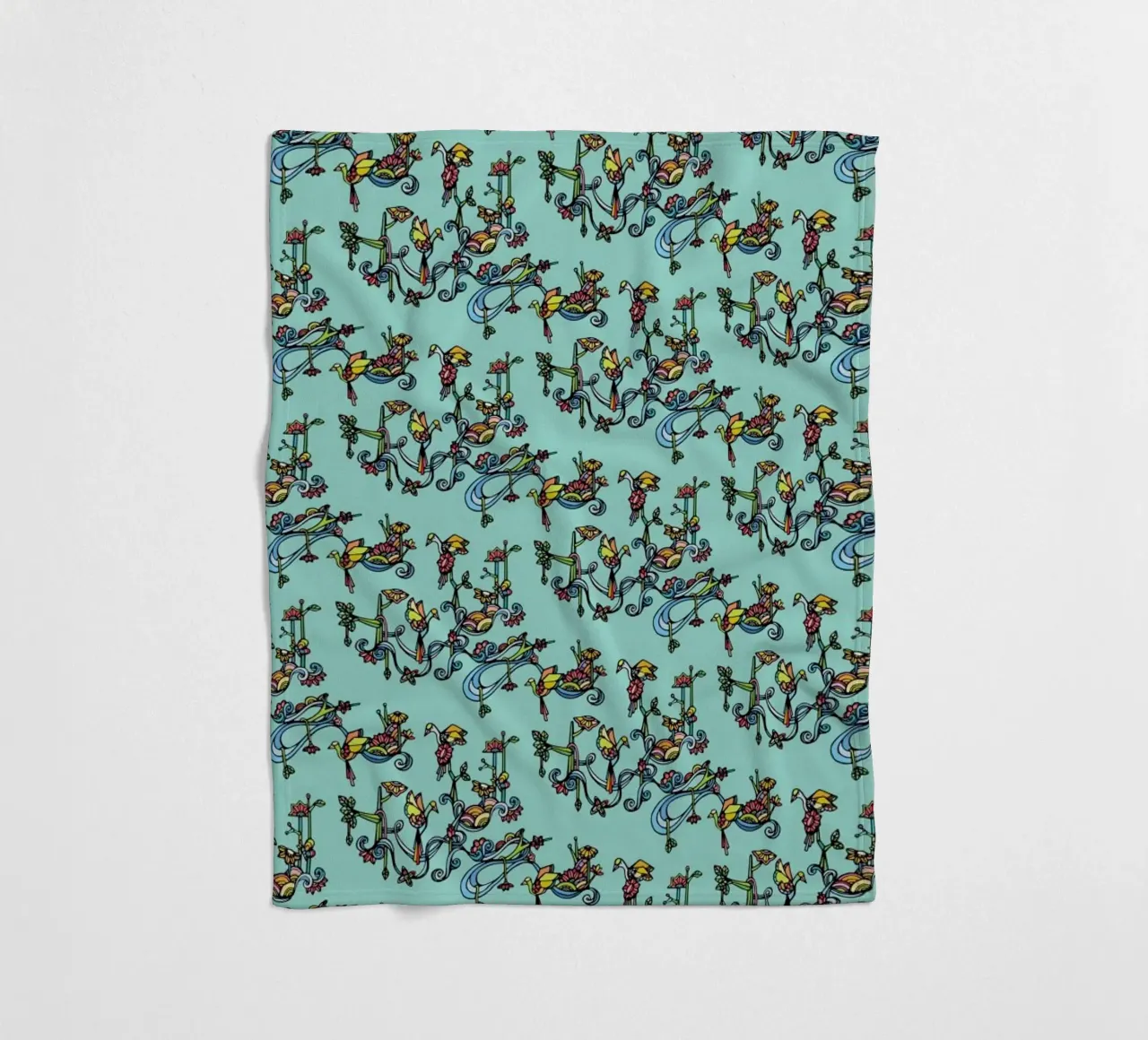 Oasis Fleecedecke von Ninhol