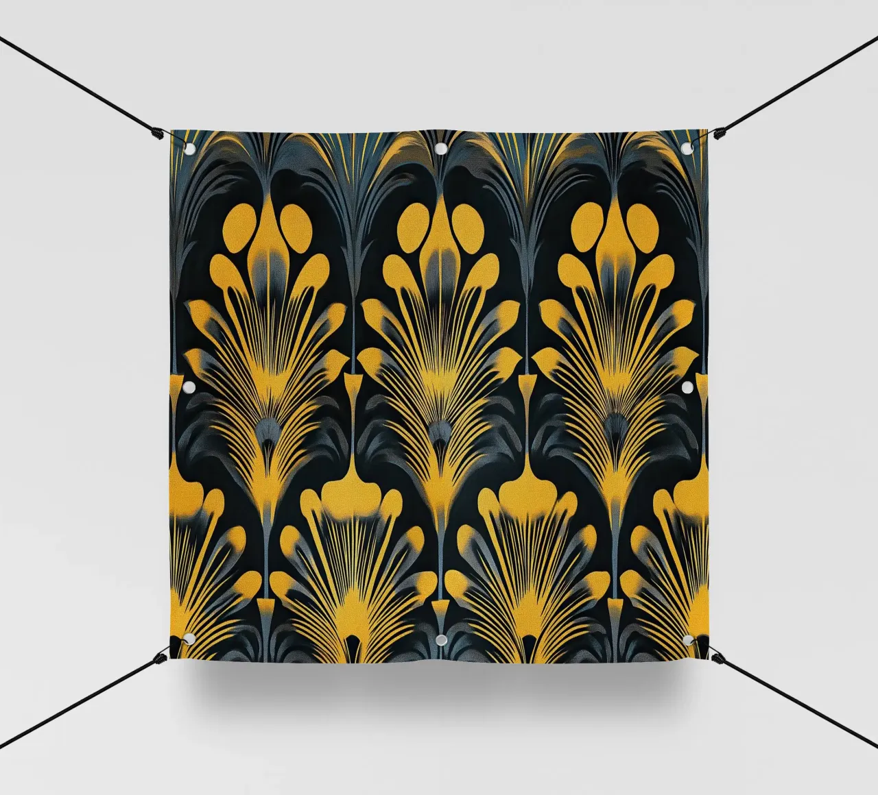 Art Deco "Deco Reverie" telo in pvc da Golden Era