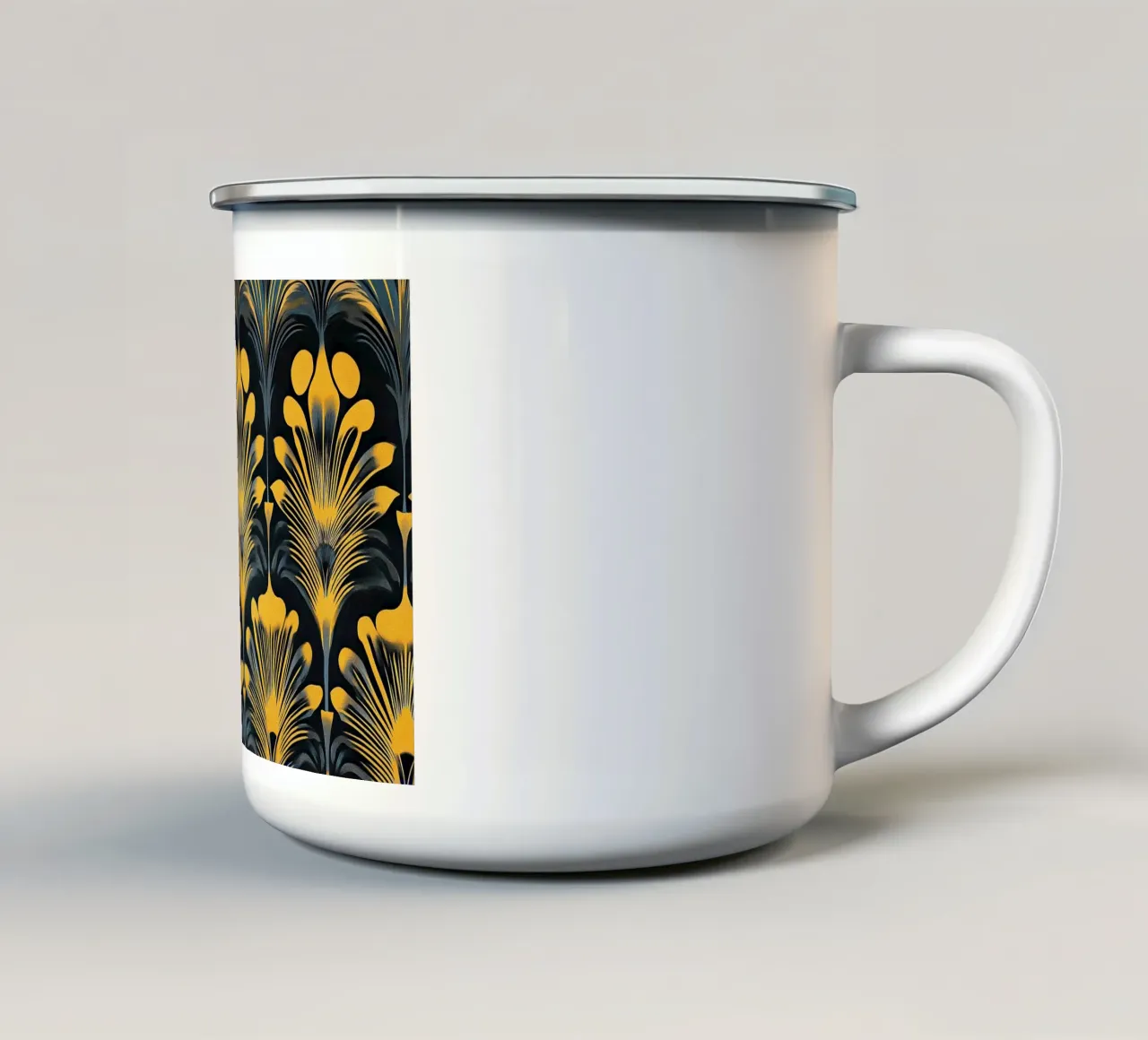Art Deco "Deco Reverie" tazza in smalto da Golden Era