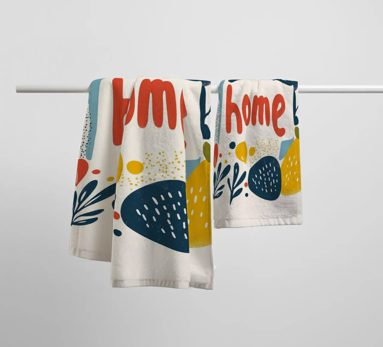 Home - 2 asciugamano da bagno da Art Typo Essentiel