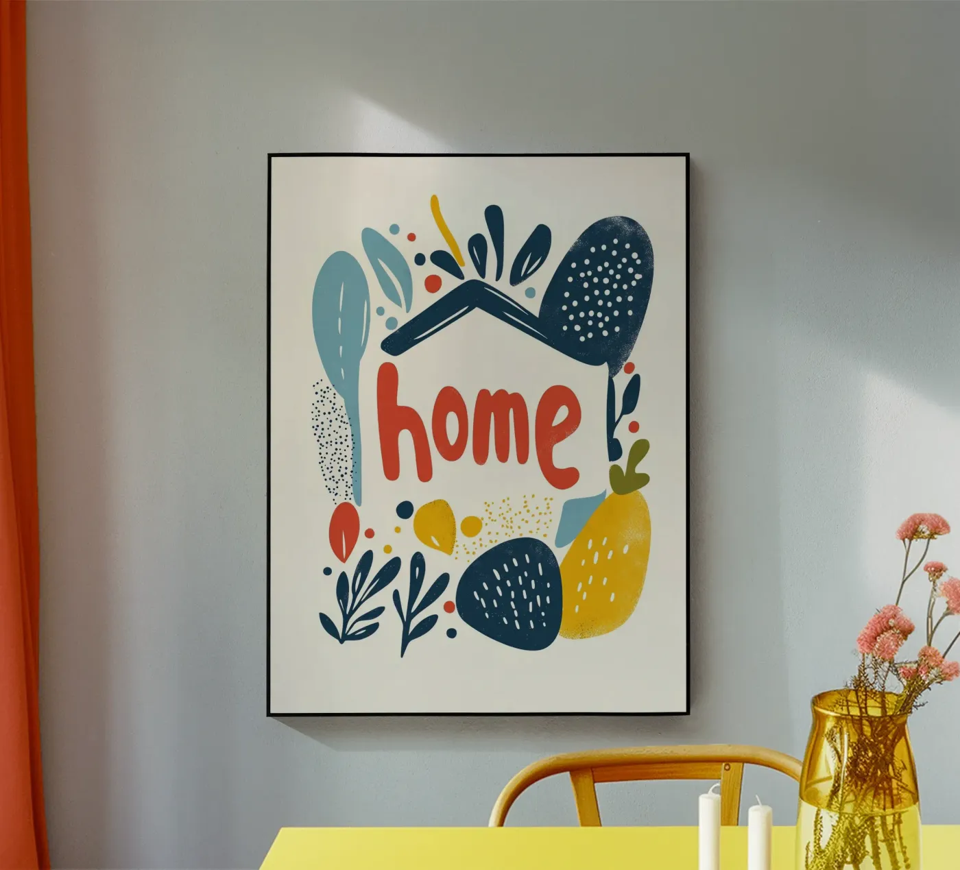 Home - 2 acrylic glass by Art Typo Essentiel