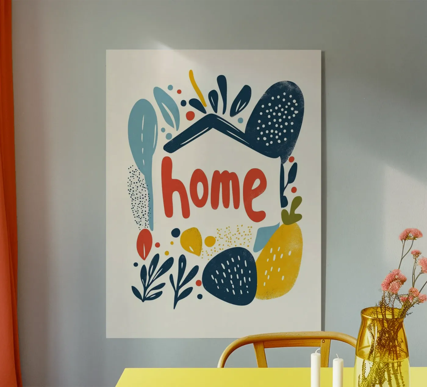 Home - 2 acrylic glass by Art Typo Essentiel