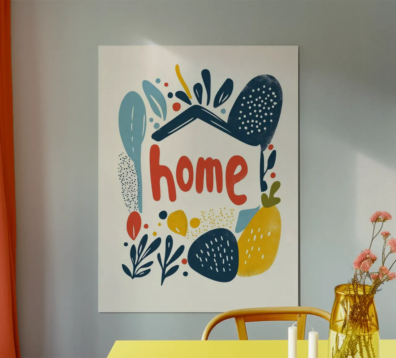 Home - 2 poster by Art Typo Essentiel