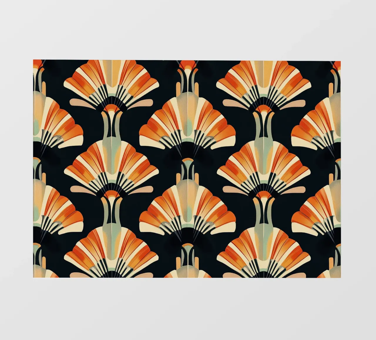 Art Deco "Modern Majesty" pellicola backlit da Golden Era