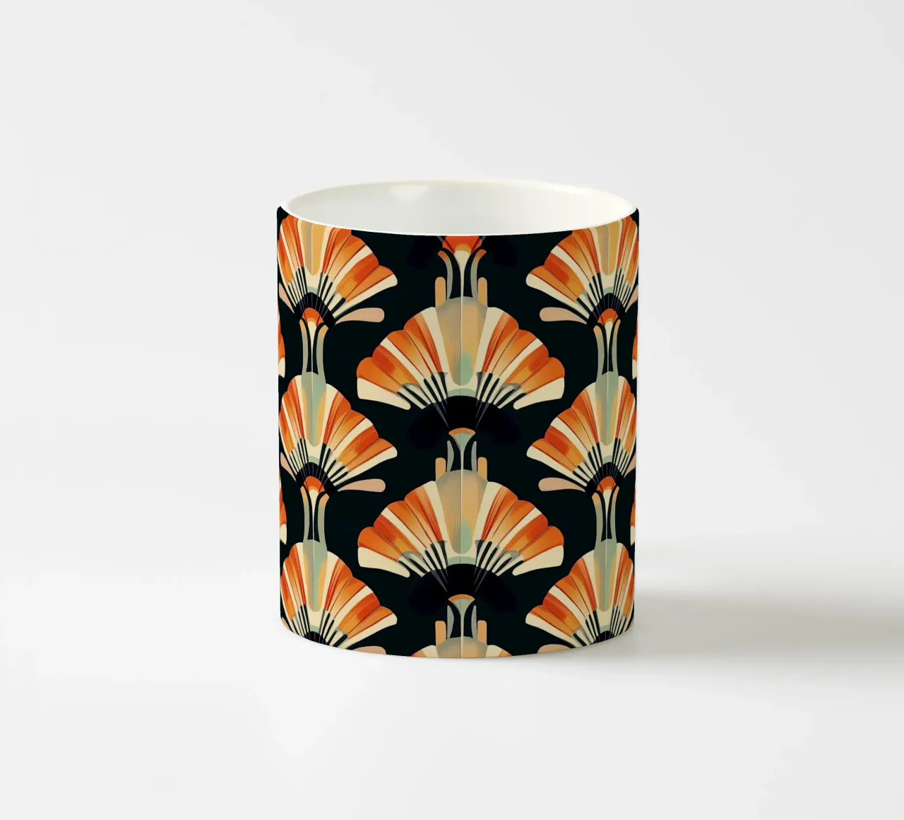 Art Deco "Modern Majesty" tazza in ceramica da Golden Era