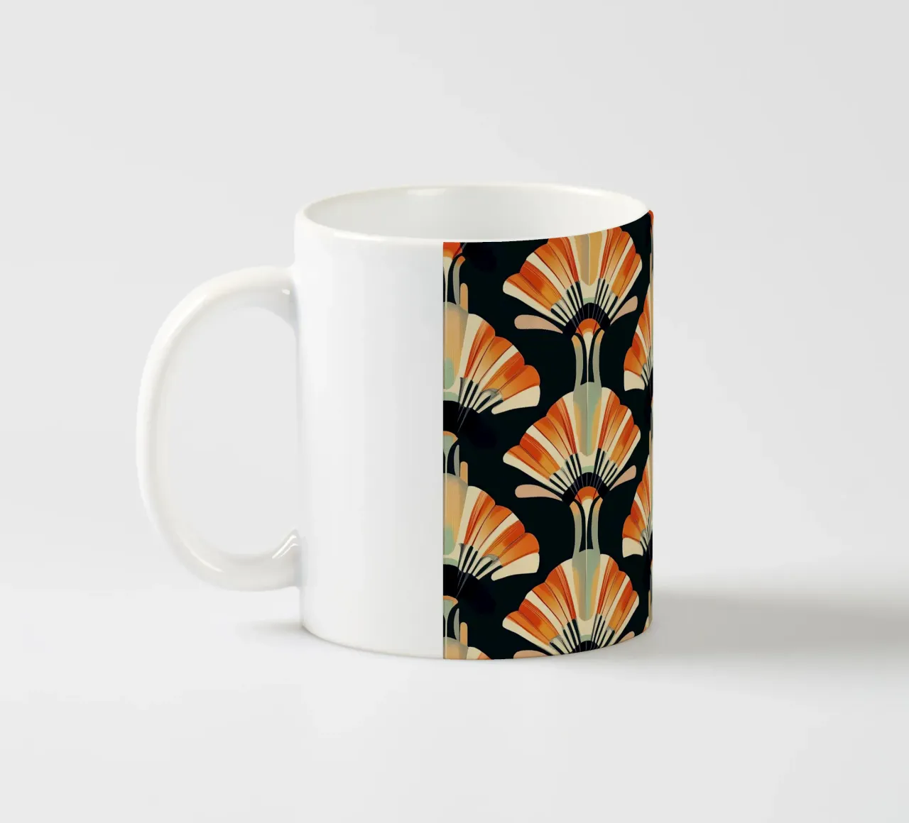Art Deco "Modern Majesty" tazza in ceramica da Golden Era