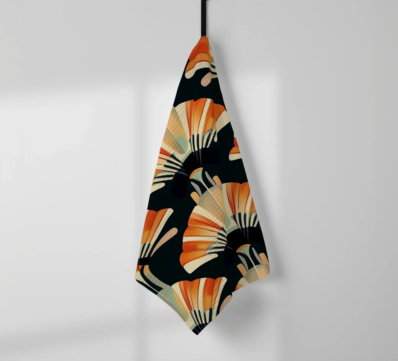 Art Deco "Modern Majesty" tea towel by Golden Era