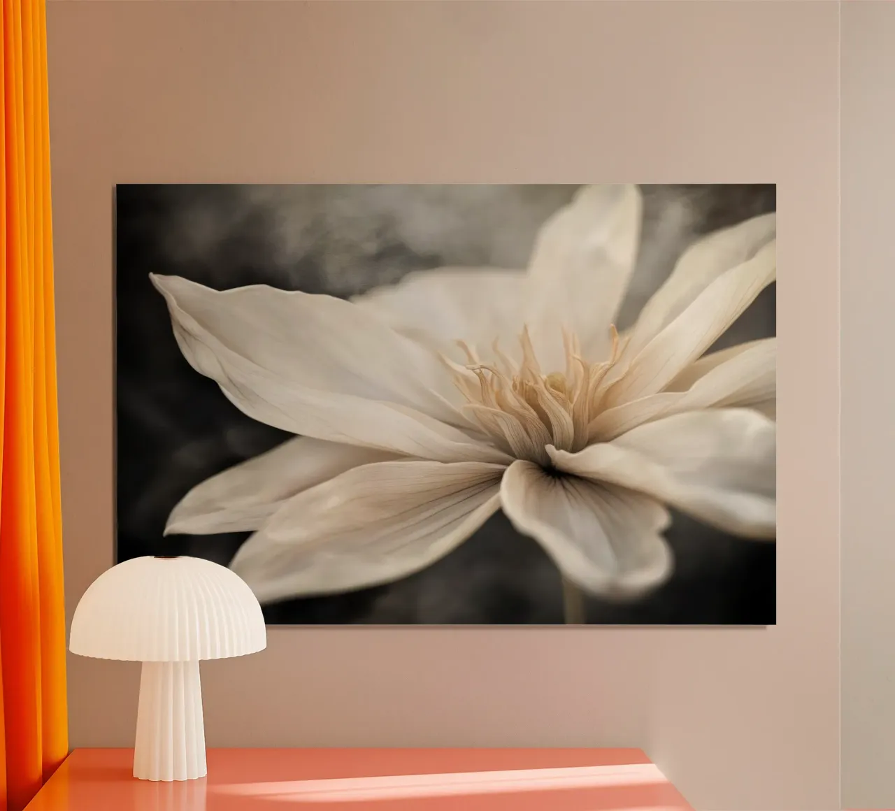 Un fiore beige carta hahnemühle da Imagine