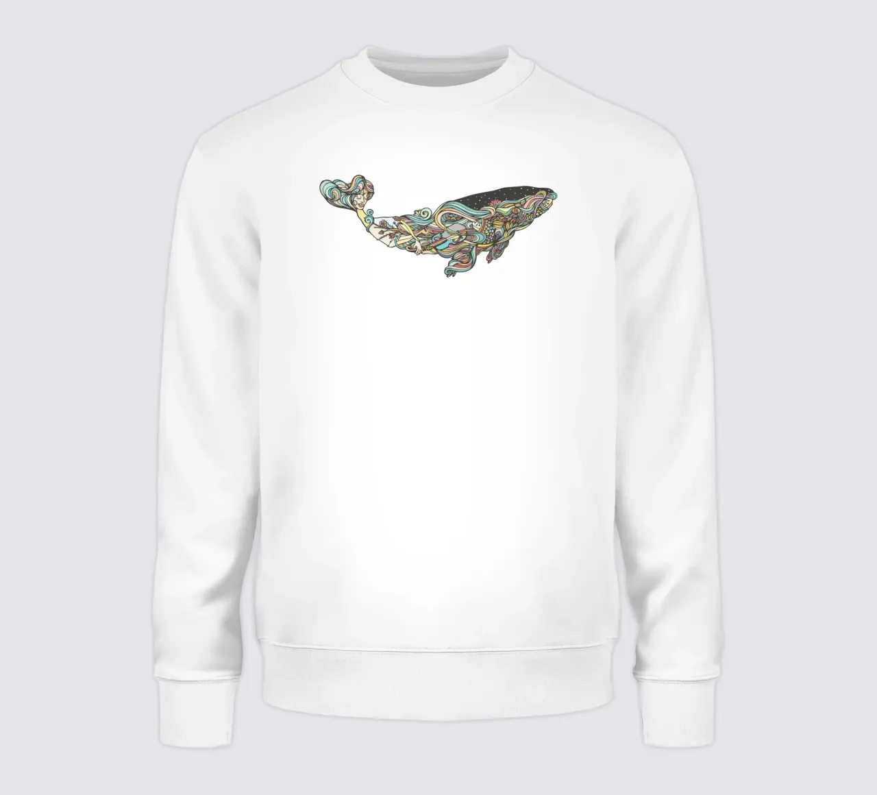 Whale felpa da Ninhol