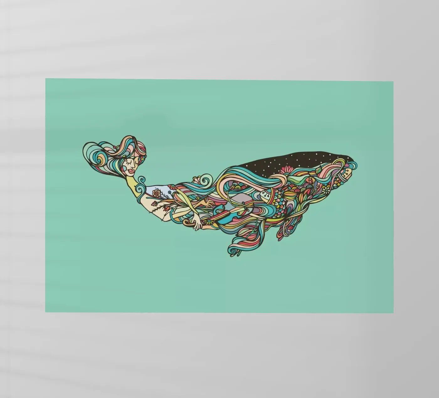 Whale pellicola backlit da Ninhol