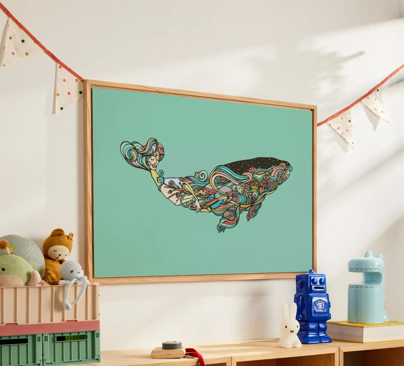 Whale Acryl-Glas von Ninhol