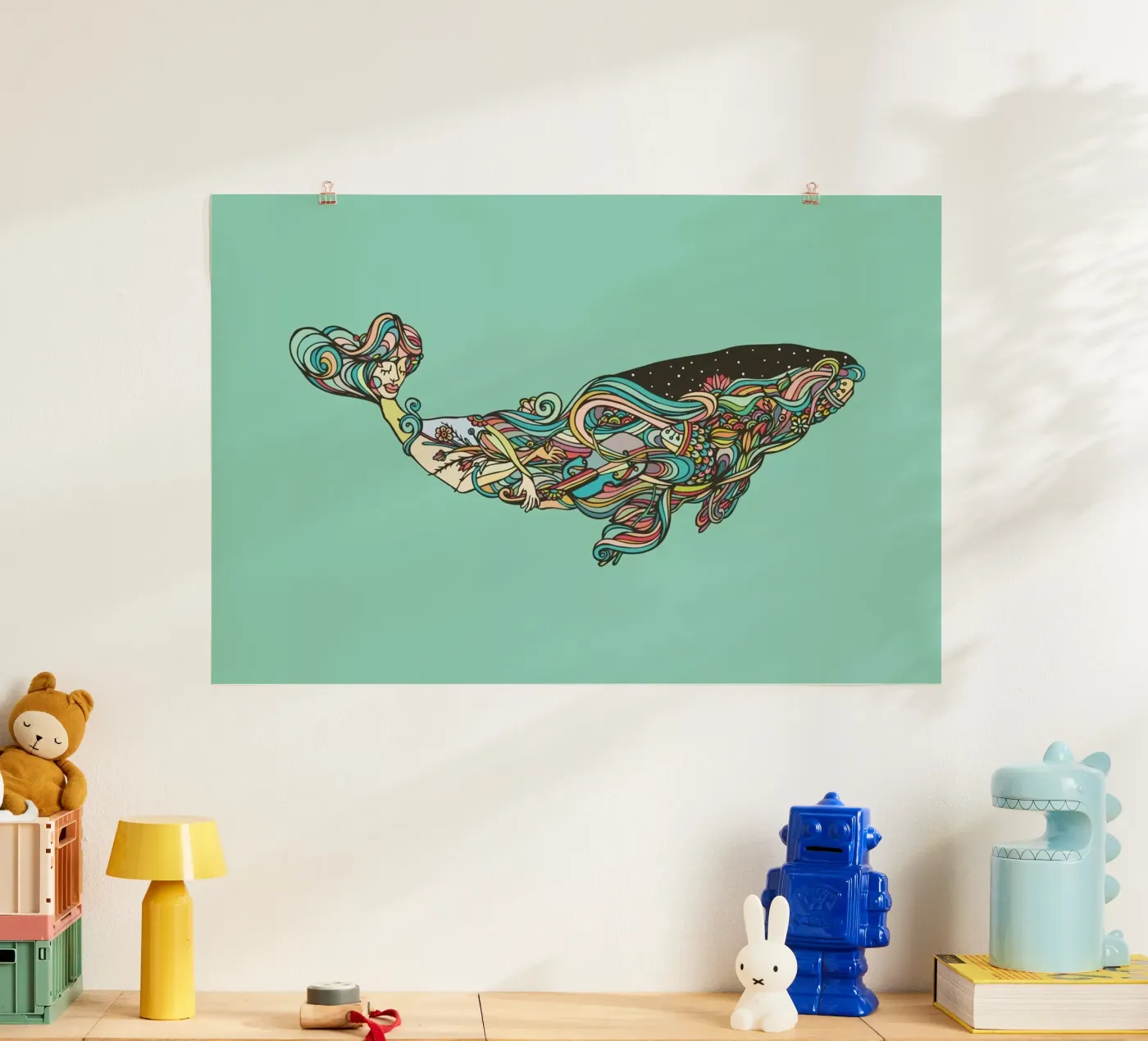 Whale poster da Ninhol