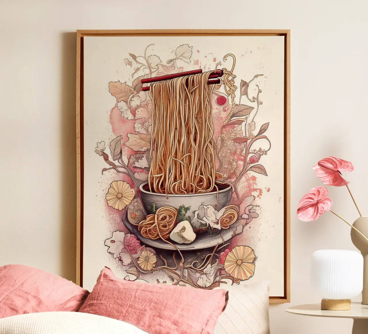 Pastel forever canvas with Floater frame by tylerstudio