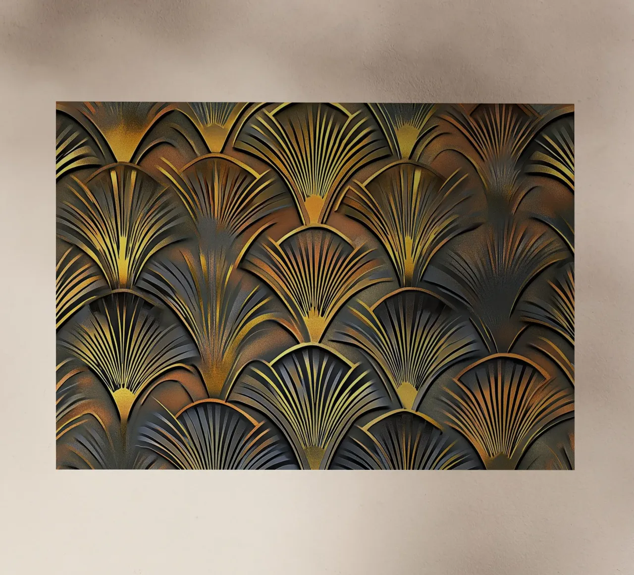 Art Deco "Elegance in Motion" pellicola backlit da Golden Era