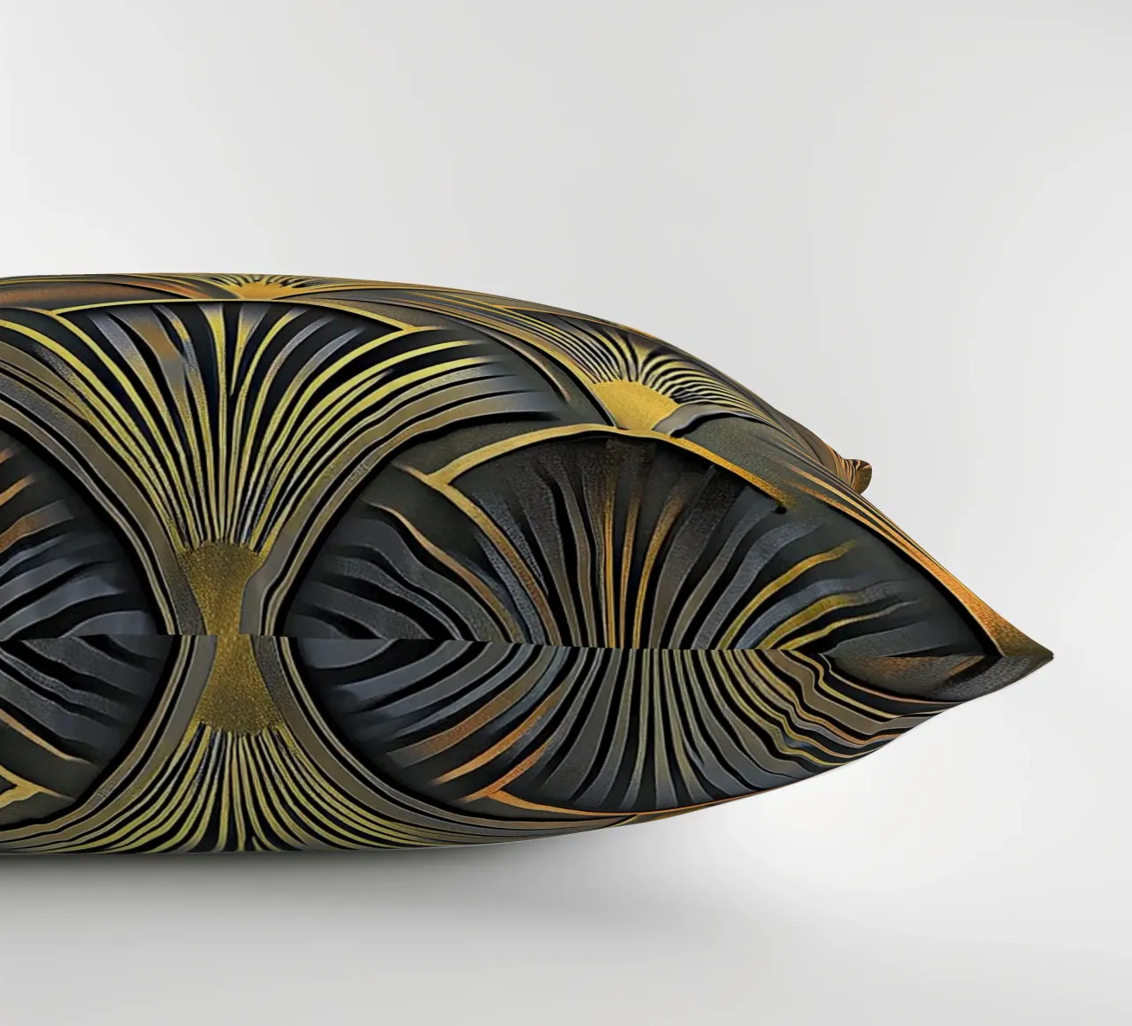 Art Deco "Elegance in Motion" cuscino da Golden Era