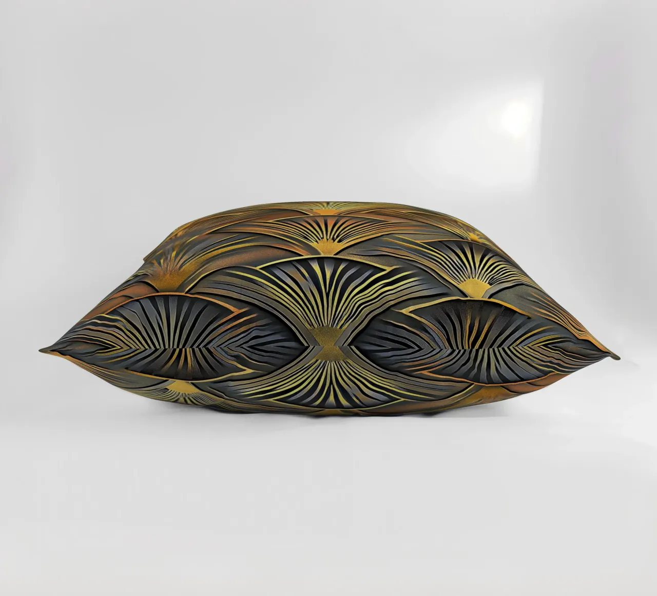Art Deco "Elegance in Motion" cuscino da Golden Era