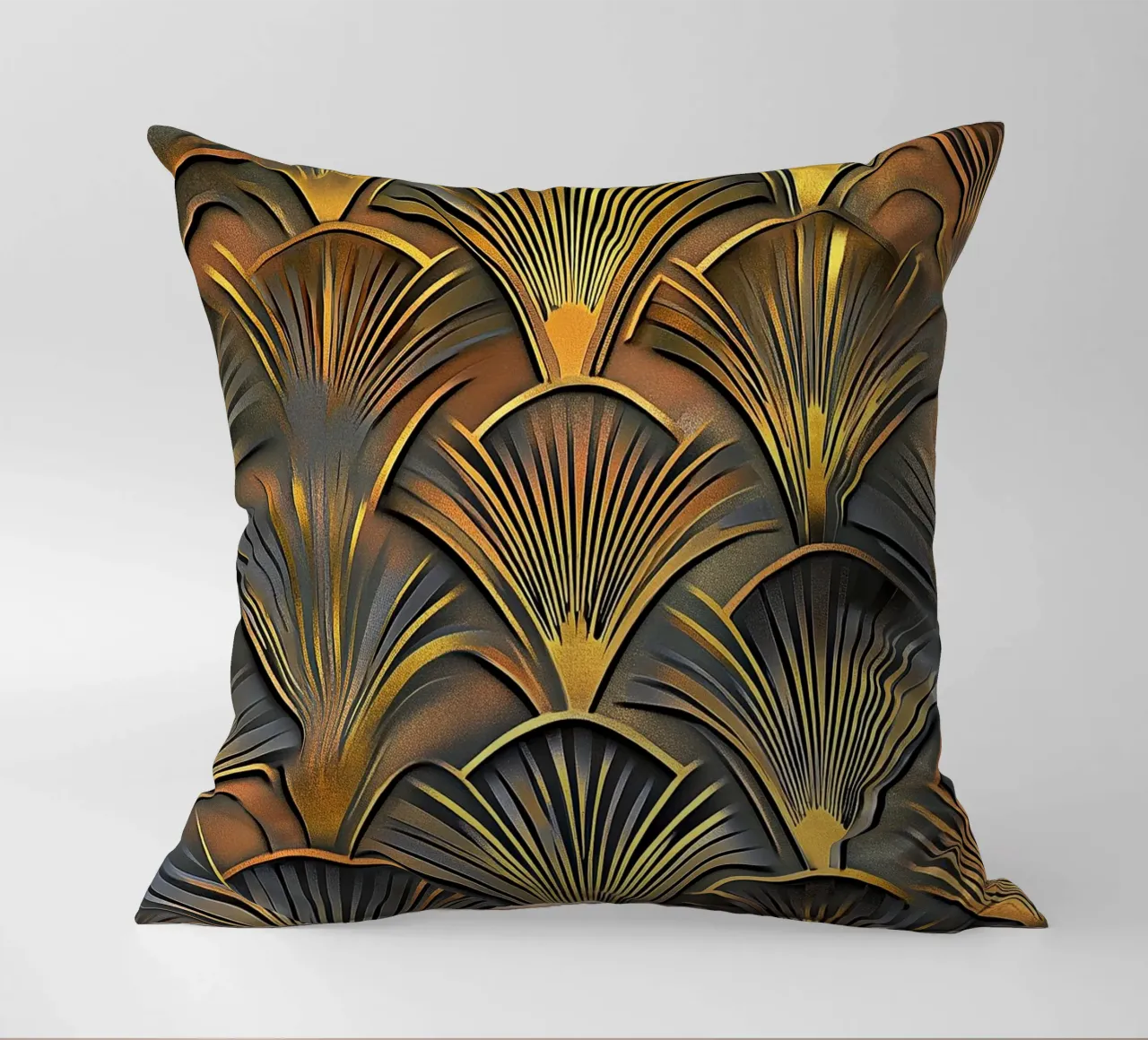 Art Deco "Elegance in Motion" cuscino da Golden Era