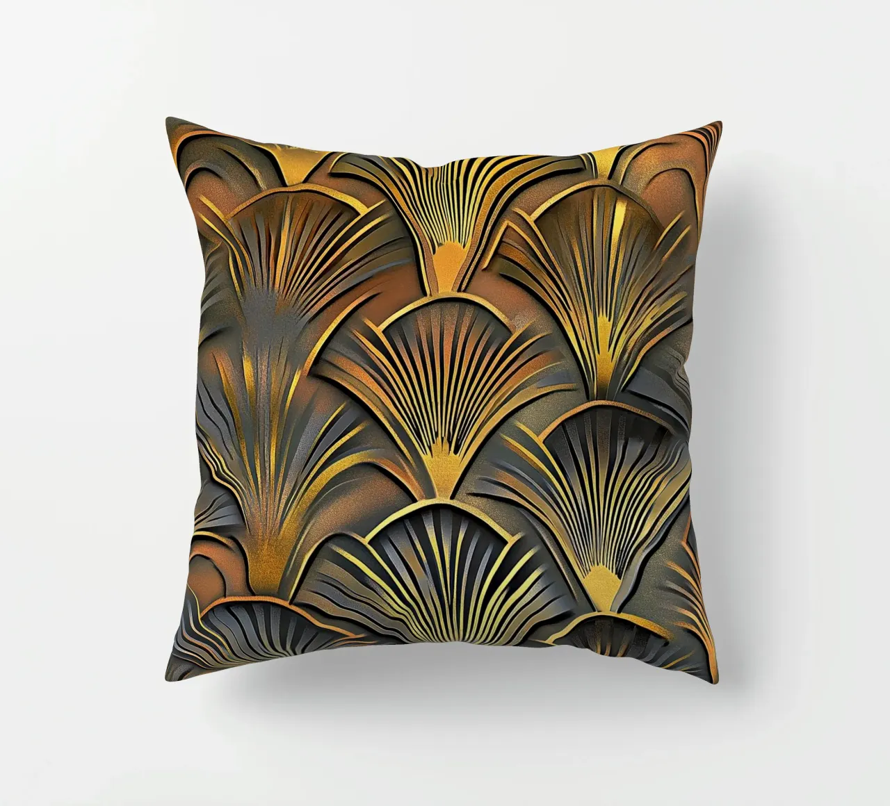 Art Deco "Elegance in Motion" cuscino da Golden Era
