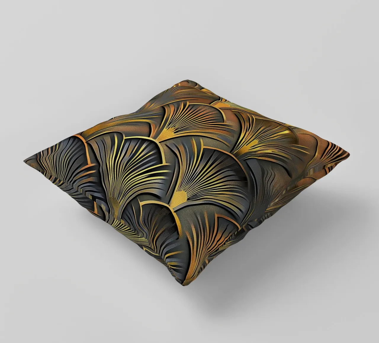 Art Deco "Elegance in Motion" cuscino da Golden Era