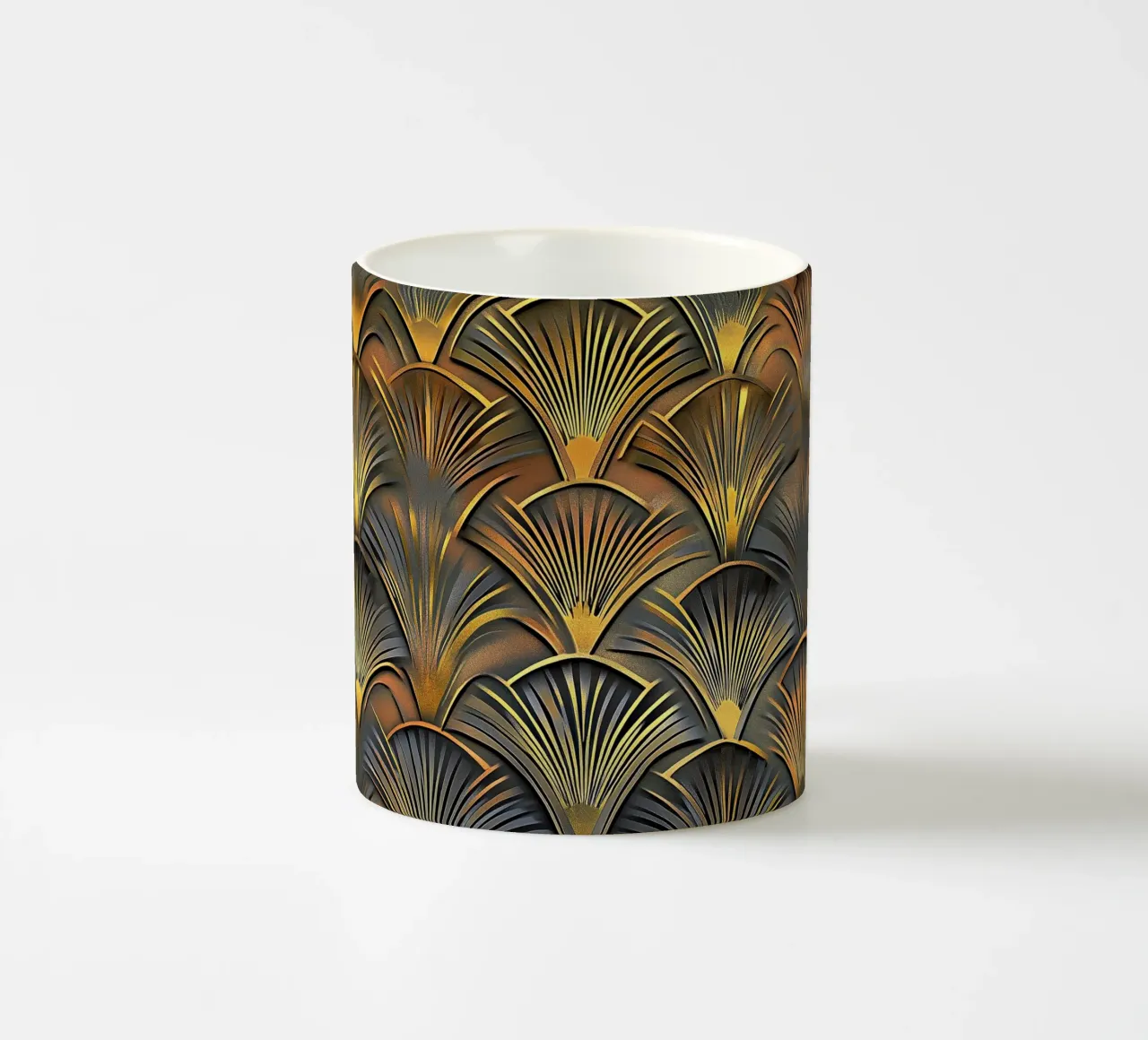 Art Deco "Elegance in Motion" tazza in ceramica da Golden Era