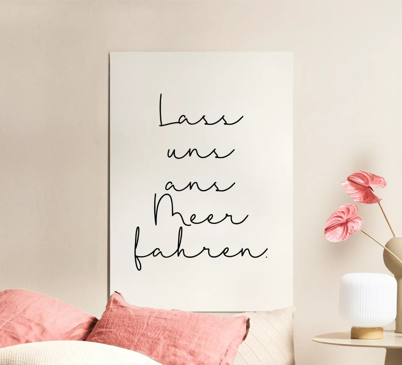 Lass uns ans Meer fahren carta hahnemühle da BAINAI