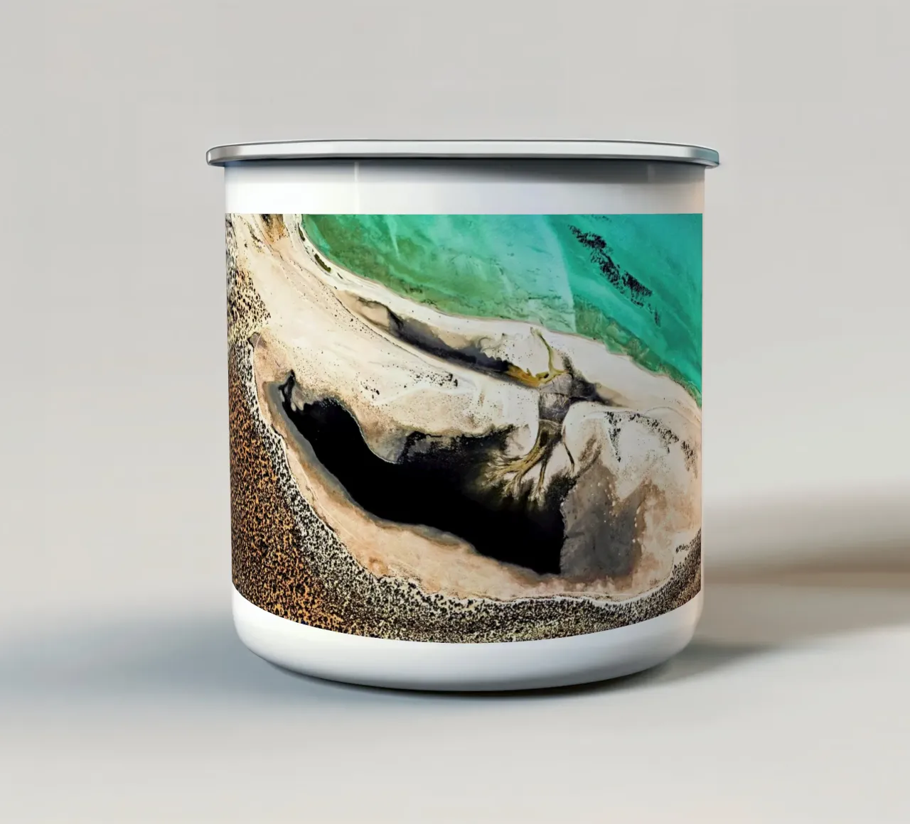 Shark Bay 14 tazza in smalto da Simon Butterworth