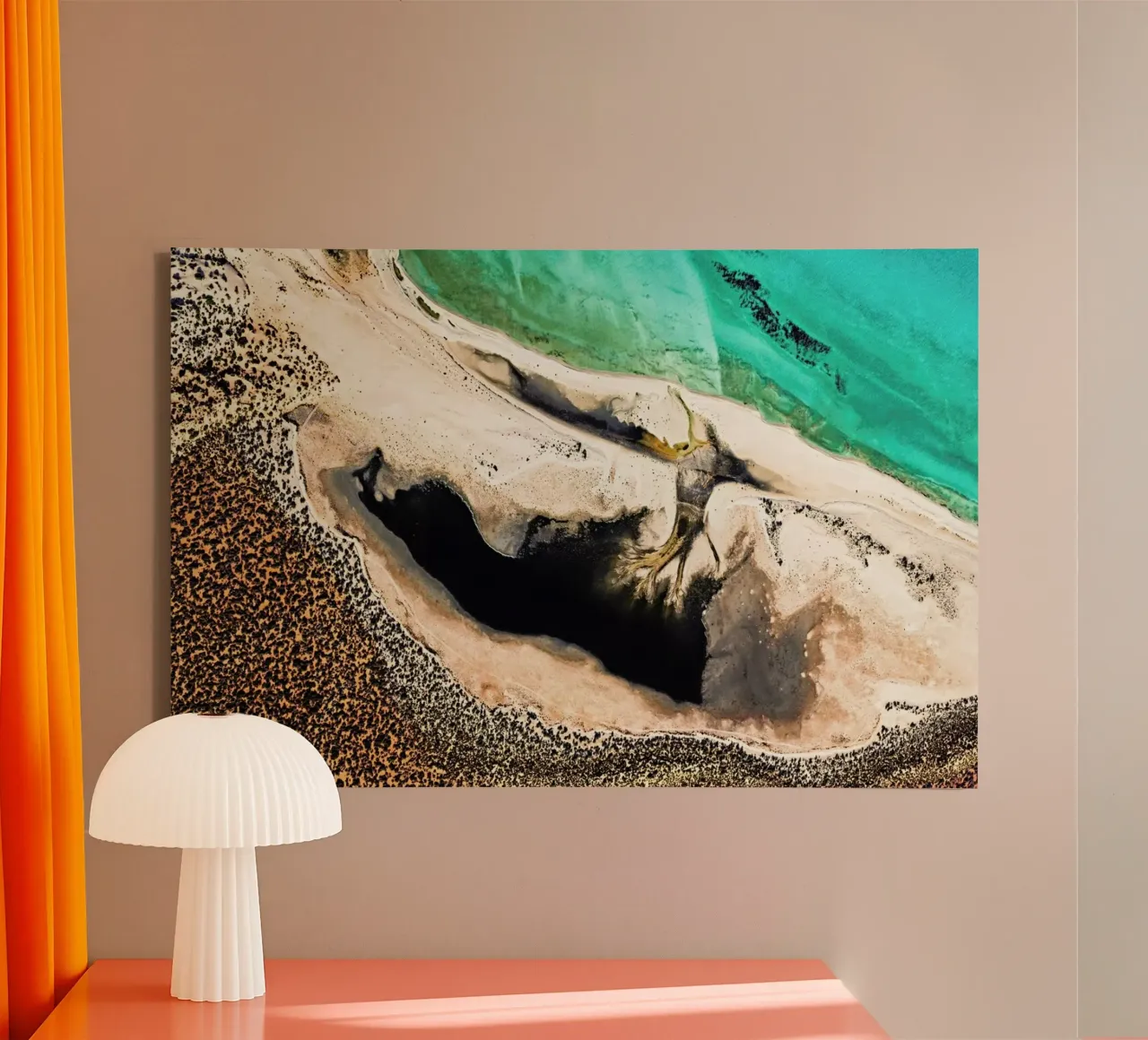 Shark Bay 14 tela con Cornice a cassetta da Simon Butterworth