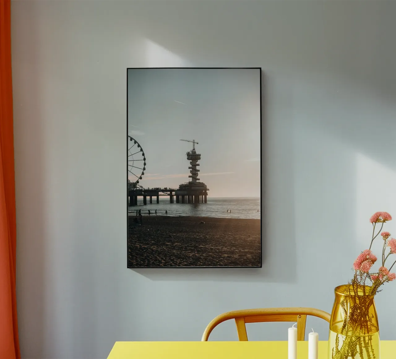 Sommerabend in Scheveningen Acryl-Glas von fokusfernweh