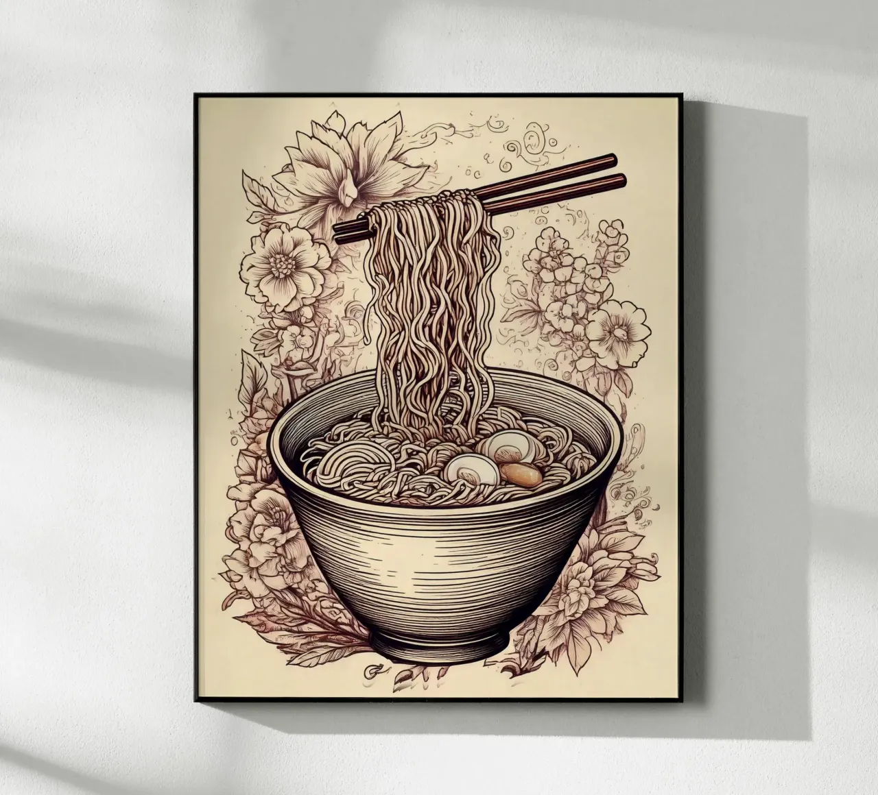 Ramen flowers plexiglass da tylerstudio