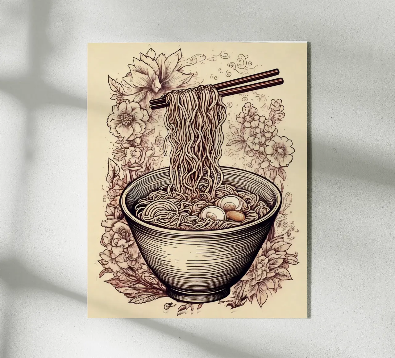 Ramen flowers plexiglass da tylerstudio