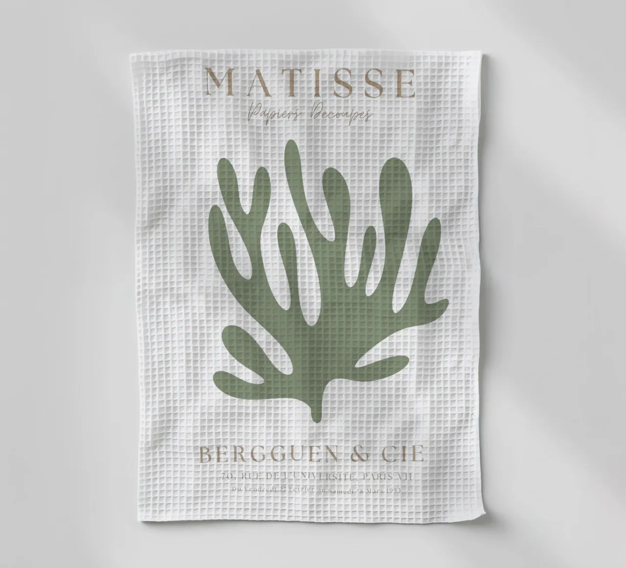 Sage Green Henri Matisse Print , Sage Green Art, Abstract Geschirrtuch von pdigitalprints