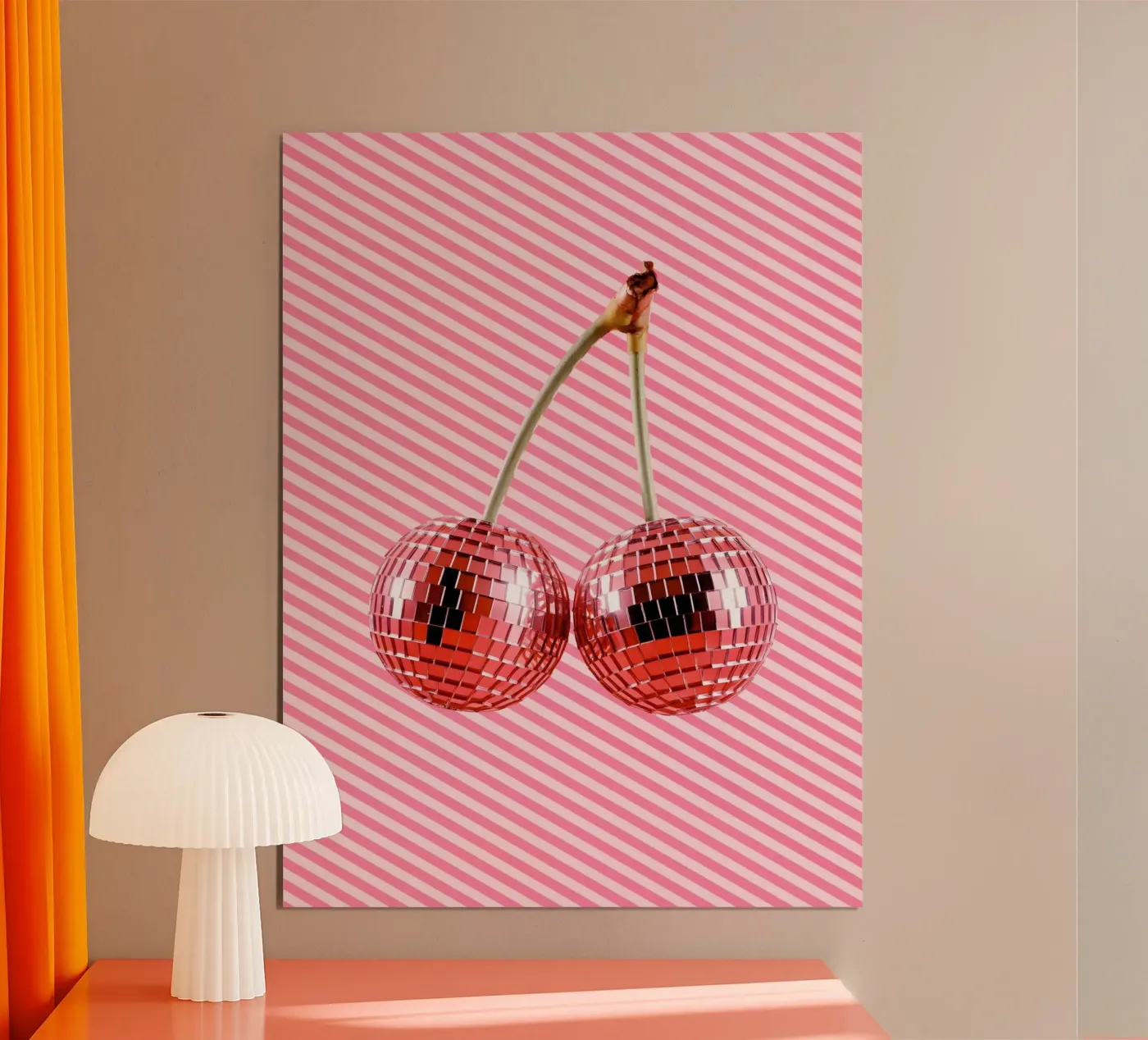 Disco Cherries poster by cafelab