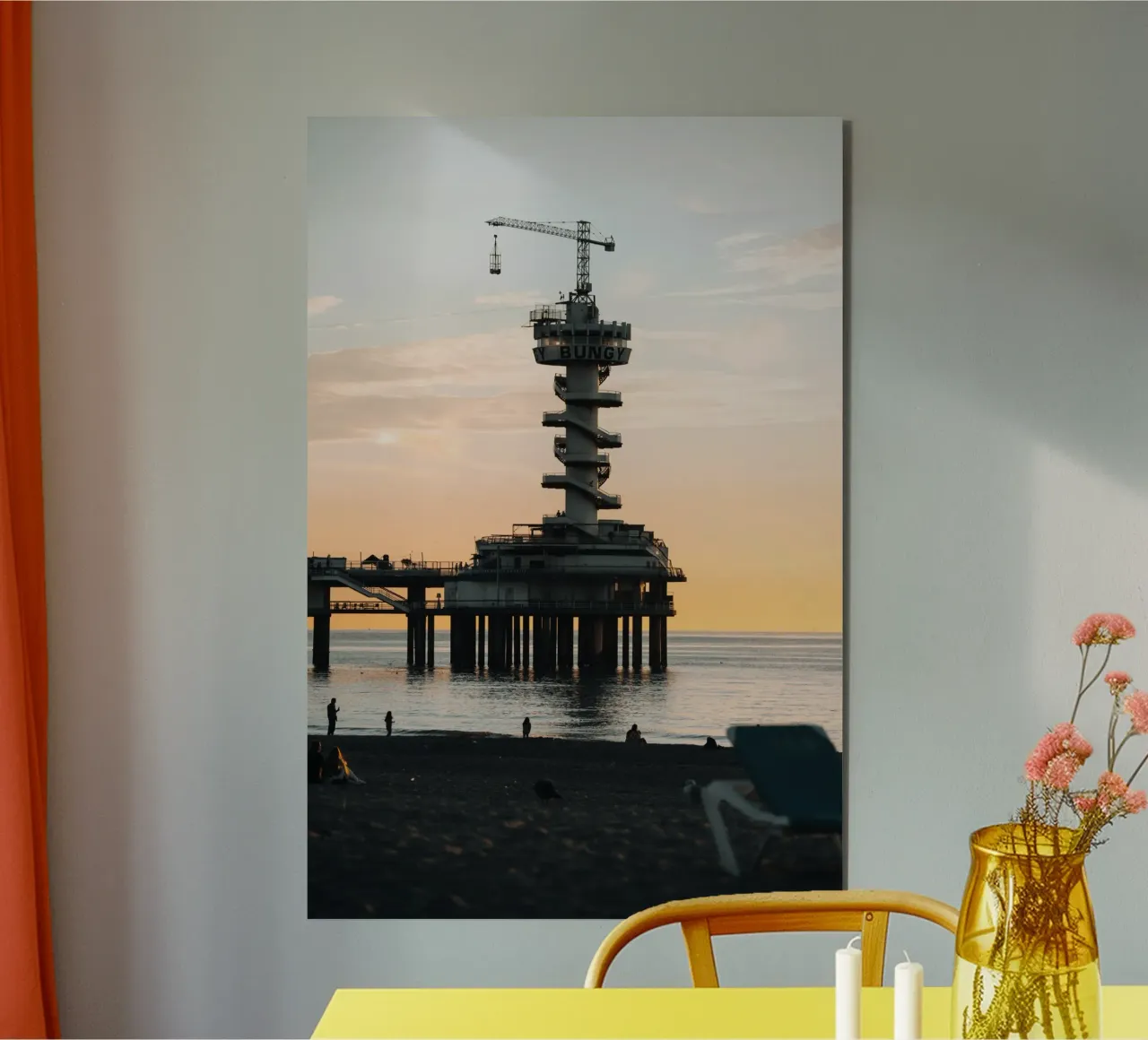 Serata estiva a Scheveningen alluminio dibond da fokusfernweh