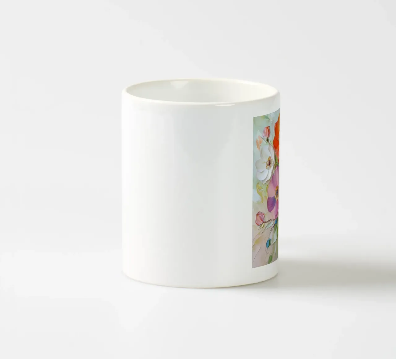 Fiori colorati tazza in ceramica da Imagine