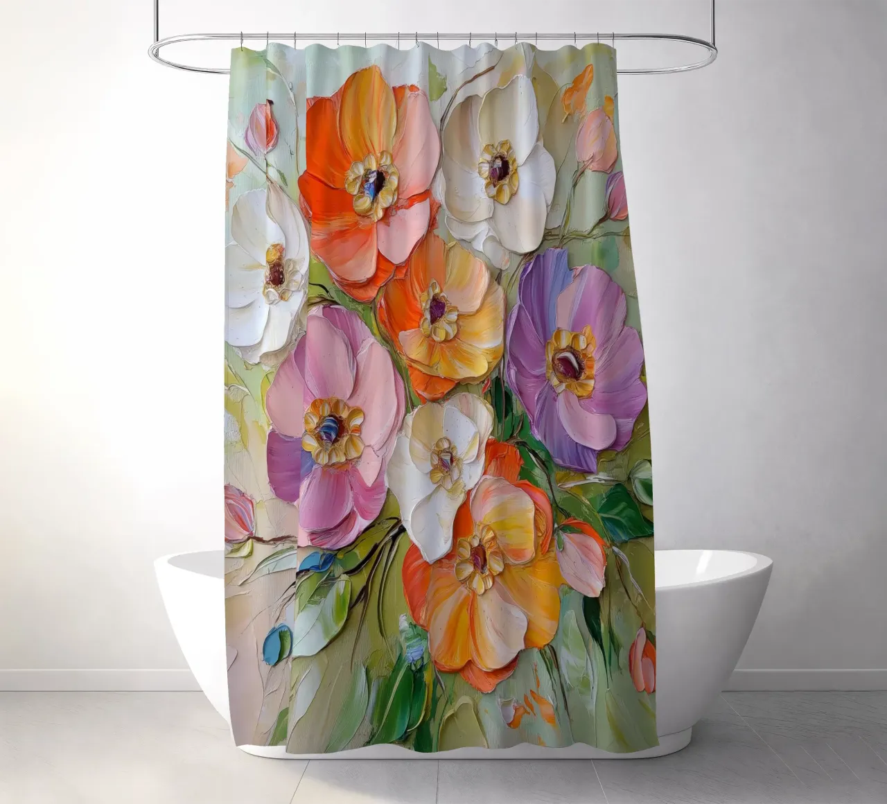 Fiori colorati tenda da doccia da Imagine