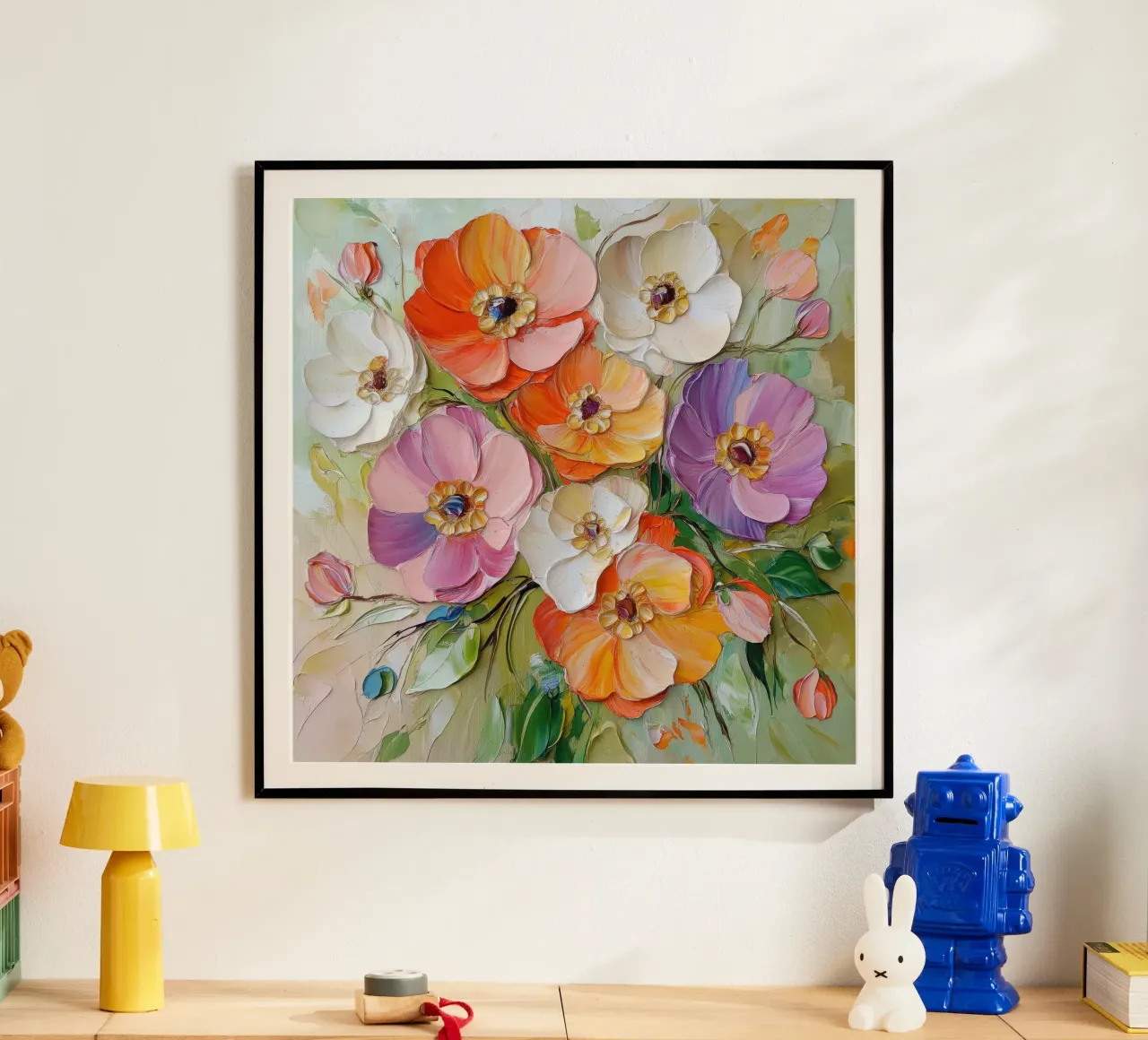 Fiori colorati carta hahnemühle da Imagine
