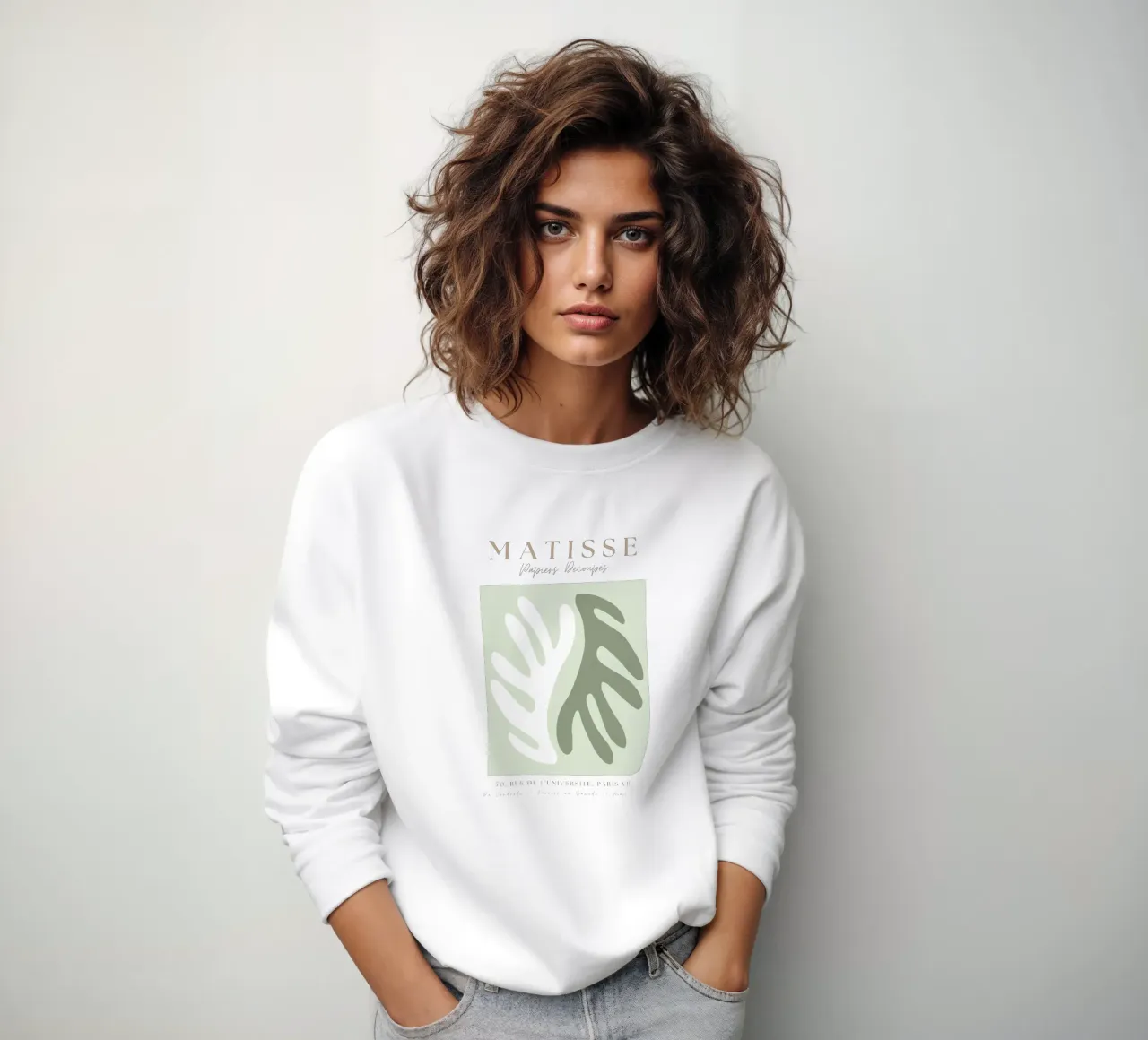 Sage Green Henri Matisse print, Sage Green Art, Abstract sweat de pdigitalprints