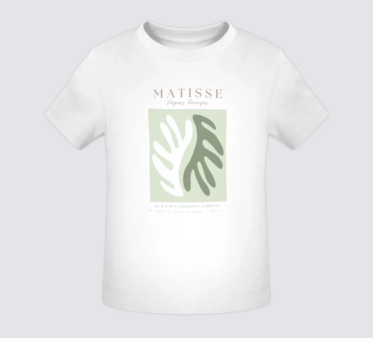 Sage Green Henri Matisse impresión, Sage Green Arte, Abstracto camiseta de bebé de pdigitalprints