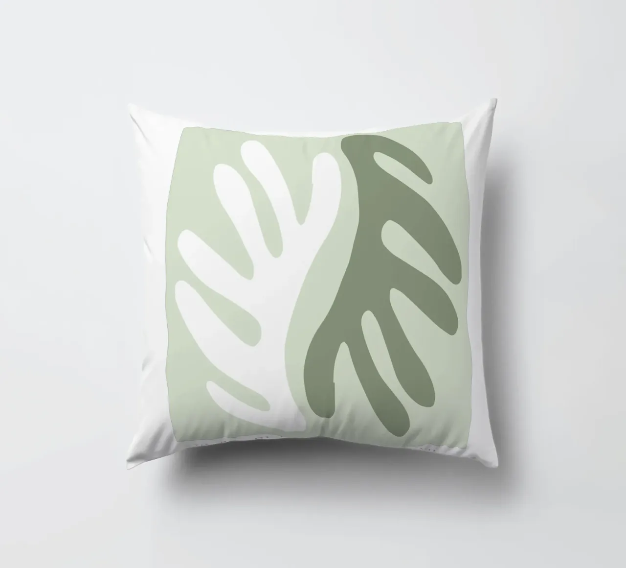 Sage Green Henri Matisse print, Sage Green Art, Abstract decorative cushion by pdigitalprints