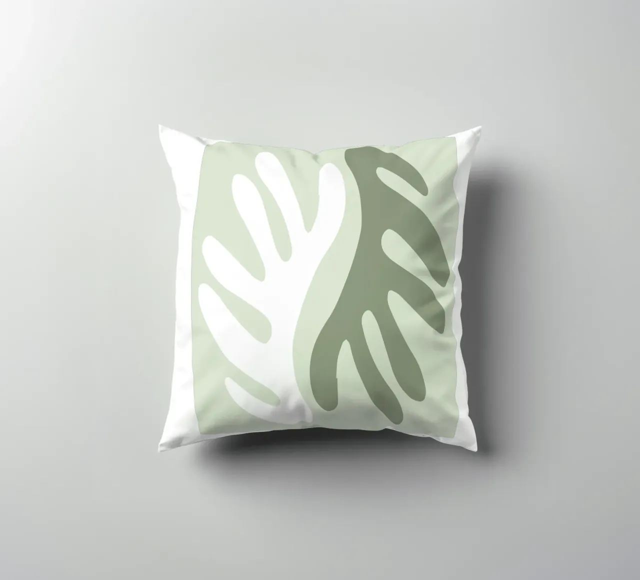 Sage Green Henri Matisse print, Sage Green Art, Abstract decorative cushion by pdigitalprints