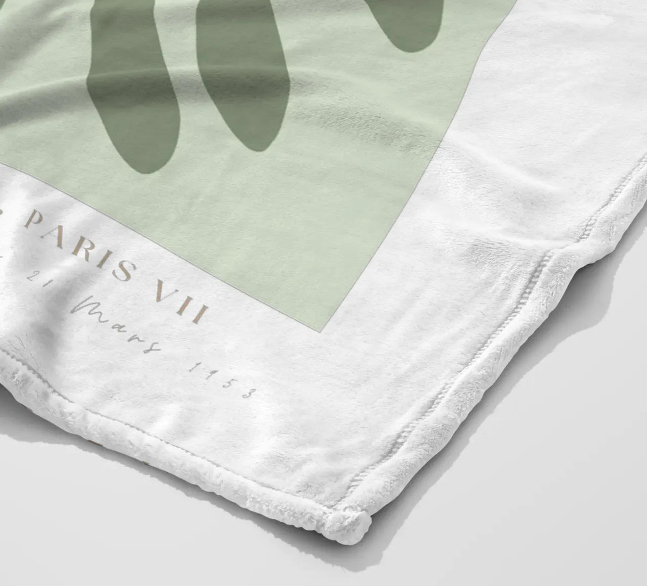 Sage Green Henri Matisse print, Sage Green Art, Abstract Fleecedecke von pdigitalprints